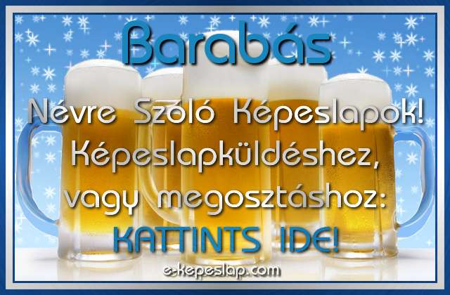 Barabs nvre szl kpeslapok