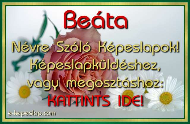 Beta nvre szl kpeslapok