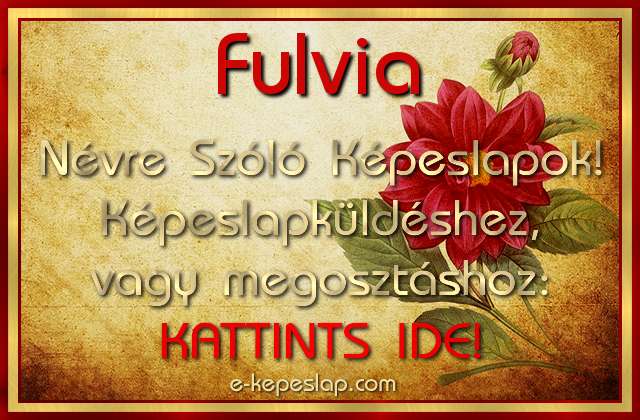 Fulvia nvre szl kpeslapok